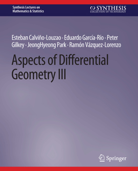 Paperback Aspects of Differential Geometry III Book