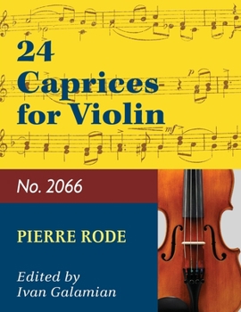 Paperback Rode: 24 Caprices for Violin (No. 2066) Book