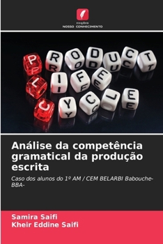 Paperback Análise da competência gramatical da produção escrita [Portuguese] Book
