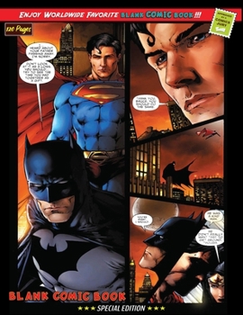 Blank Comic Book: Create Your Own Comics - 120 Pages of Fun and Unique Templates - A Large 8.5 x 11 Inches Sketchbook for Kids, Boys and Adults Gift ... / Comic Book With Lots of Templates version 1