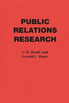 Hardcover Public Relations Research Book