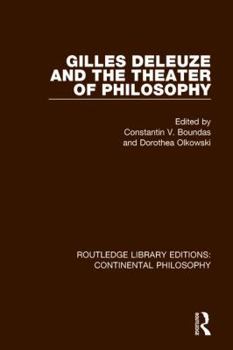 Paperback Gilles Deleuze and the Theater of Philosophy Book