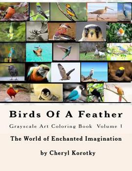 Birds Of A Feather: Grayscale Art Coloring Book