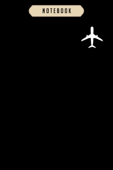 Notebook: Airplane flying pilot christmas gift 2019 men husband  Notebook|6x9(100 pages)Blank Lined Paperback Journal For Student, kids, women, girls, boys, men, birthday gifts|Pilot gifts notebook