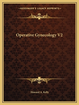 Paperback Operative Gynecology V2 Book