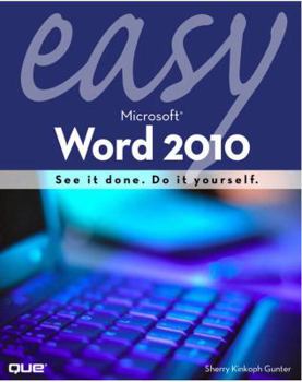 Paperback Easy Microsoft Word 2010 Book