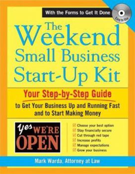 Paperback The Weekend Small Business Start-Up Kit Book
