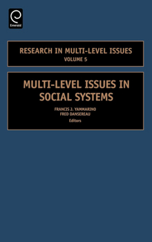 Hardcover Multi-Level Issues in Social Systems Book