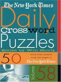 Spiral-bound The New York Times Daily Crossword Puzzles: 50 Daily-size Puzzles from the Pages of the New York Times: 58 Book