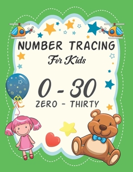 Paperback Number Tracing Book For kids: Preschool Number Tracing Math Workbook, Kindergarten and Kids Ages 3-5 Maths Activity Book