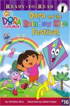 Paperback Dora and the Rainbow Kite Festival Book