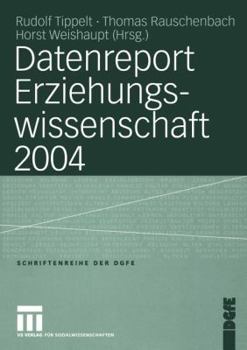 Paperback Datenreport Erziehungswissenschaft 2004 [German] Book