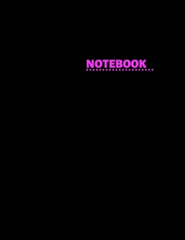 Paperback Notebook: Blank Unlined Notebook - (8.5 x 11 Inches) Large - 100 Page - Black Cover Book