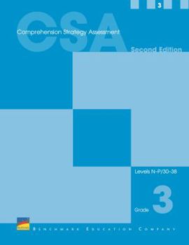 Spiral-bound Benchmark Comprehension Strategy Assessment Grade 3 Levels N-P/30-38 Book