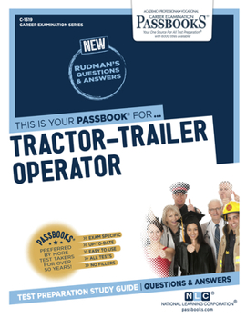 Paperback Tractor-Trailer Operator (C-1519): Passbooks Study Guide Volume 1519 Book
