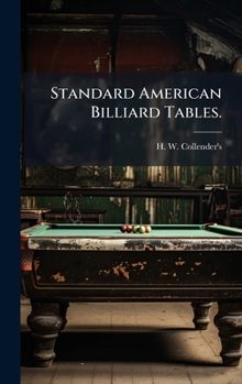 Standard American billiard tables.