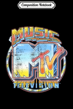 Paperback Composition Notebook: MTV Airbrushed Music Television Logo Graphic Journal/Notebook Blank Lined Ruled 6x9 100 Pages Book