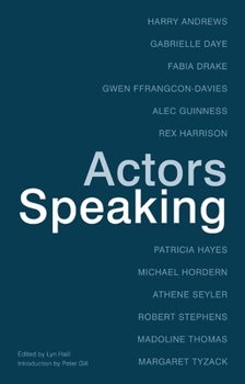 Paperback Actors Speaking Book