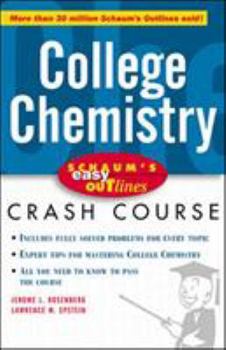 Paperback Schaum's Easy Outlines of College Chemistry Book
