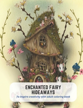 Paperback Enchanted Fairy Hideaways: To inspire creativity with adult coloring book