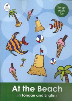 Paperback At the Beach in Tongan and English [Tonga] Book