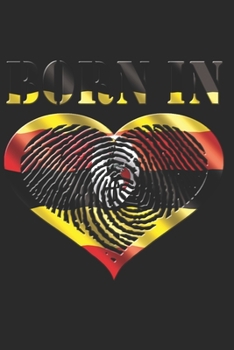 Paperback Uganda Notebook: Uganda Notebook college book diary journal booklet memo composition book 120 sheets - Dot Grid paper 6x9 inch Book