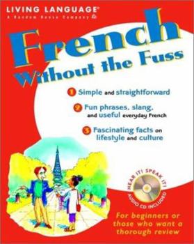 Paperback French Without the Fuss [Large Print] Book