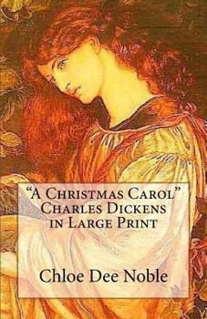 Paperback "A Christmas Carol" Charles Dickens in Large Print [Large Print] Book