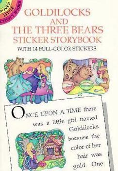 Paperback Goldilocks and the Three Bears Sticker Storybook Book