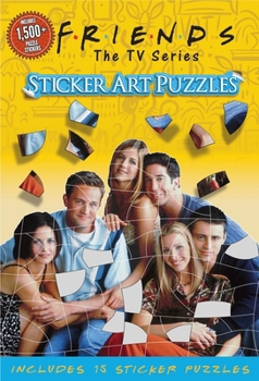 Paperback Friends Sticker Art Puzzles Book