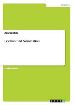 Paperback Lexikon und Nomination [German] Book