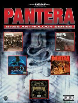 Paperback Pantera -- Bass Anthology: Authentic Bass Tab Book