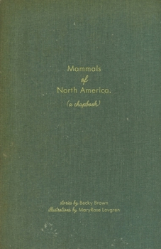 Paperback Mammals of North America: (A Chapbook) Book