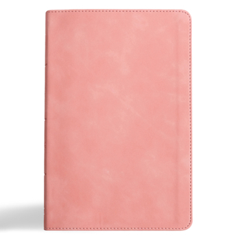 Imitation Leather CSB Thinline Bible, Blush Pink Leathertouch Book