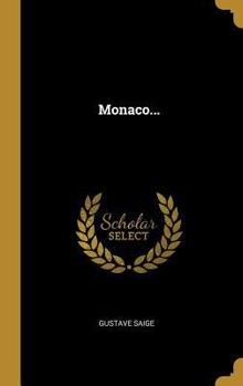 Hardcover Monaco... [French] Book