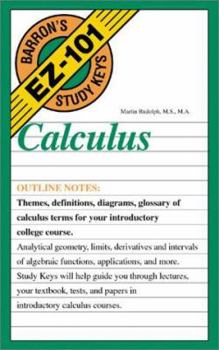 Paperback EZ-101 Calculus Book