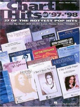 Paperback Chart Hits Of '97-'98 Book