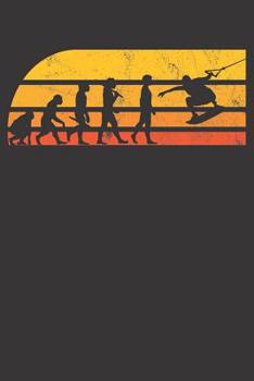 Paperback Notebook: College Ruled 6x9 120 Pages Wakeboarding Funny Wakeboarder Evolution Gift Book