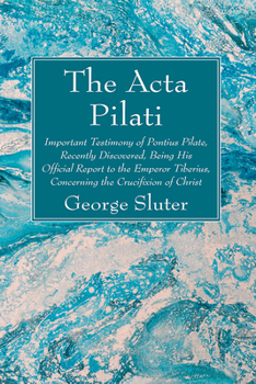 Paperback The Acta Pilati Book