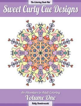 Paperback Sweet Curly Cue Designs: An Adventure in Adult Coloring Book