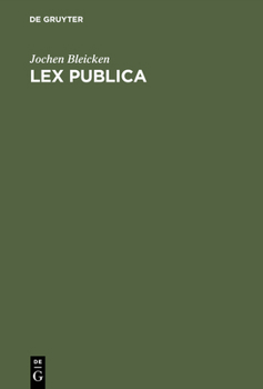 Hardcover Lex publica [German] Book