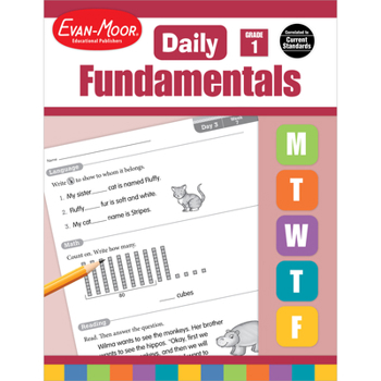 Paperback Daily Fundamentals, Grade 1 Te Book