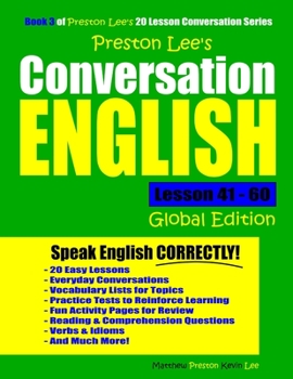 Paperback Preston Lee's Conversation English Global Edition Lesson 41 - 60 Book
