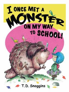 Hardcover I Once Met a Monster on My Way to School! Book