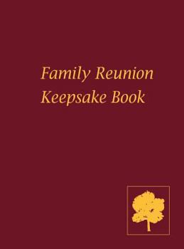 Hardcover Family Reunion Keepsake Book