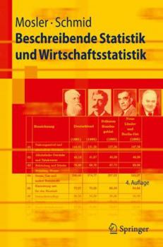 Paperback Beschreibende Statistik Und Wirtschaftsstatistik [German] Book