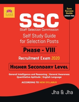Paperback Ssc Higher Secondary Level Phase VIII Guide 2020 Book