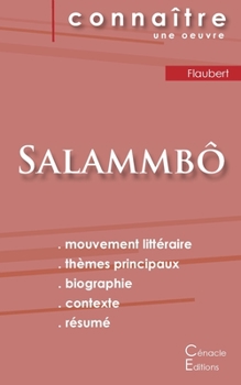 Paperback Fiche de lecture Salammbô de Flaubert (Analyse littéraire de référence et résumé complet) [French] Book
