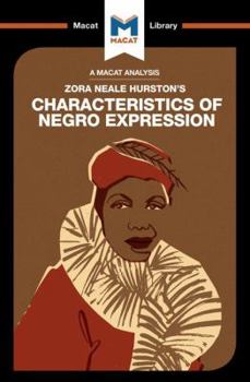 Paperback An Analysis of Zora Heale Hurston's Characteristics of Negro Expression Book
