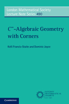 Paperback C&#8734;-Algebraic Geometry with Corners Book